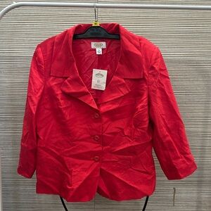 TALBOTS PETITES PINK BLAZER